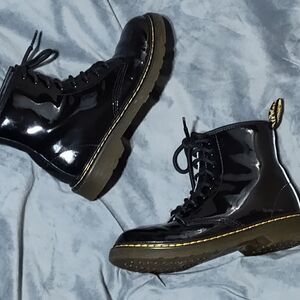 Dr. Martens 1460 J Patent Leather Combat Boots